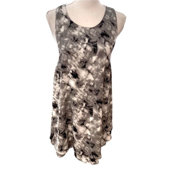 Leith White & Gray Marble Dress Small - Picture 2 of 8